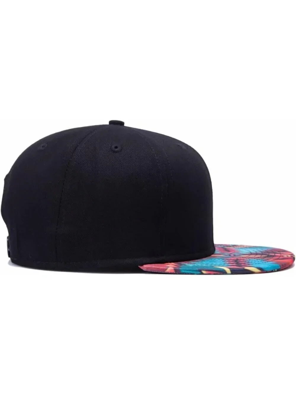 Unisex Light Wave Snapback Hat Hip Hop Style Colorful Adjustable Baseball Cap